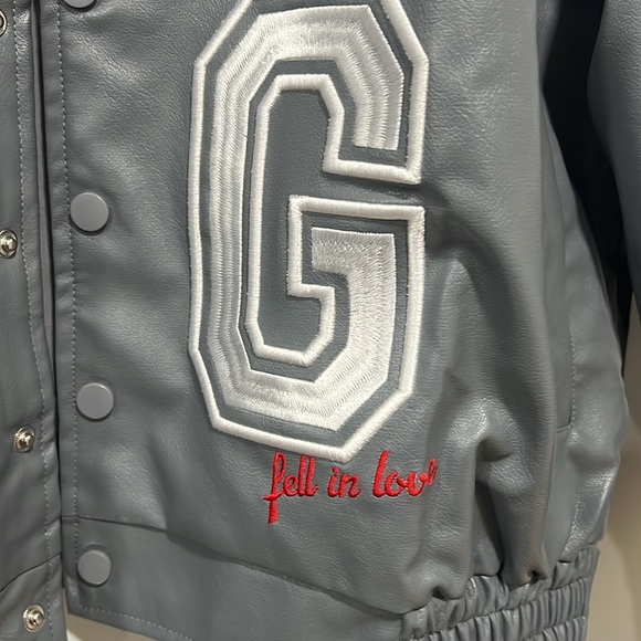 Men’s Vintage Style Class Of 1987 Varsity Jacket Detach Lower Half AEL Gray M - Picture 8 of 11